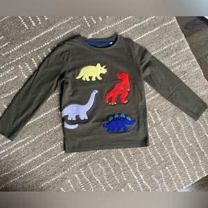 Boden Long Sleeve Boucle Dinosaur Tshirt / top